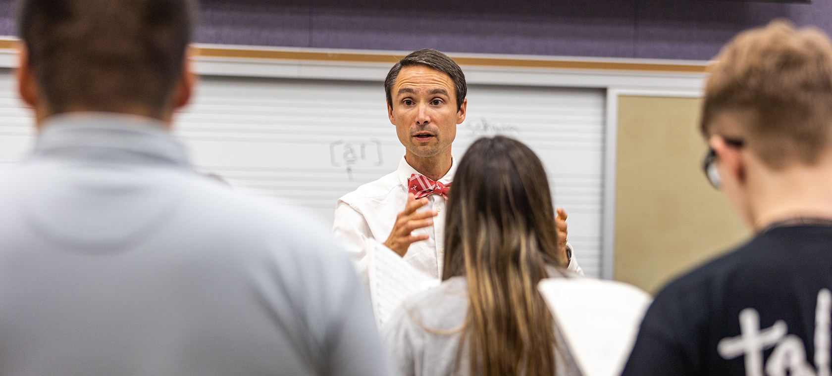 Faculty Connections are made in the music major.