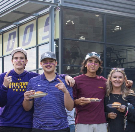 Students enjoying life on campus