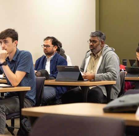 Students in an EdD class