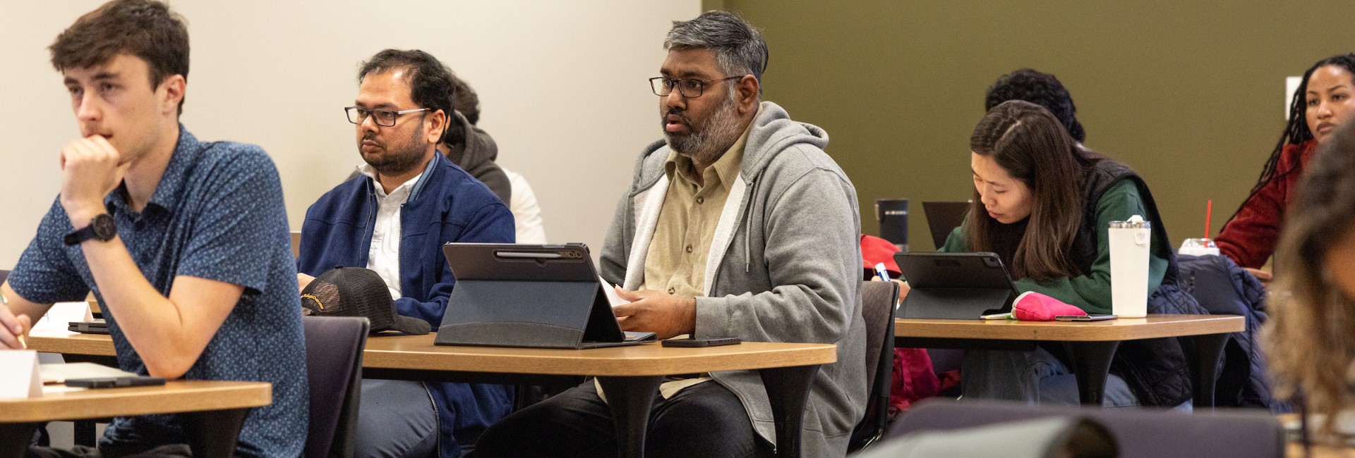 Students in an EdD class