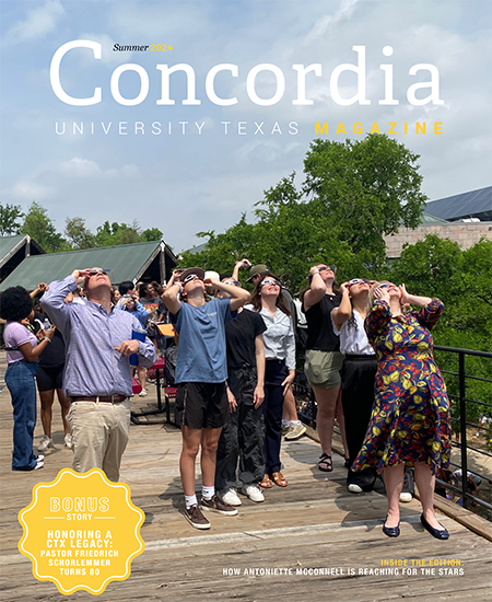 Concordia University Texas Magazine Summer 2024 cover