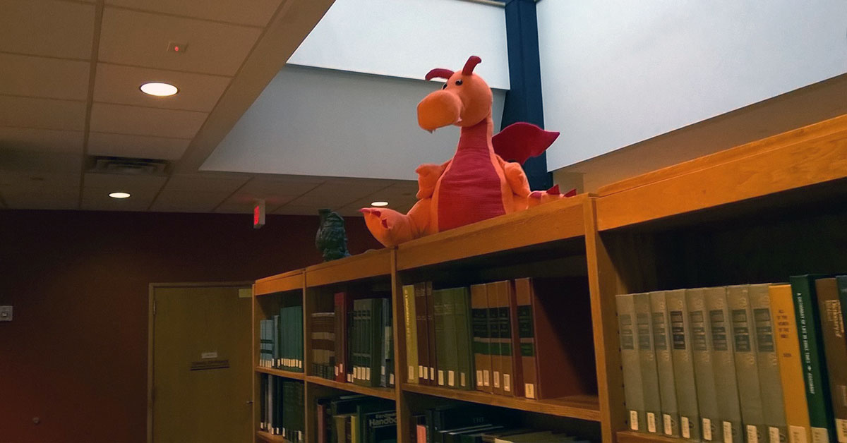 CTX library bookshelf