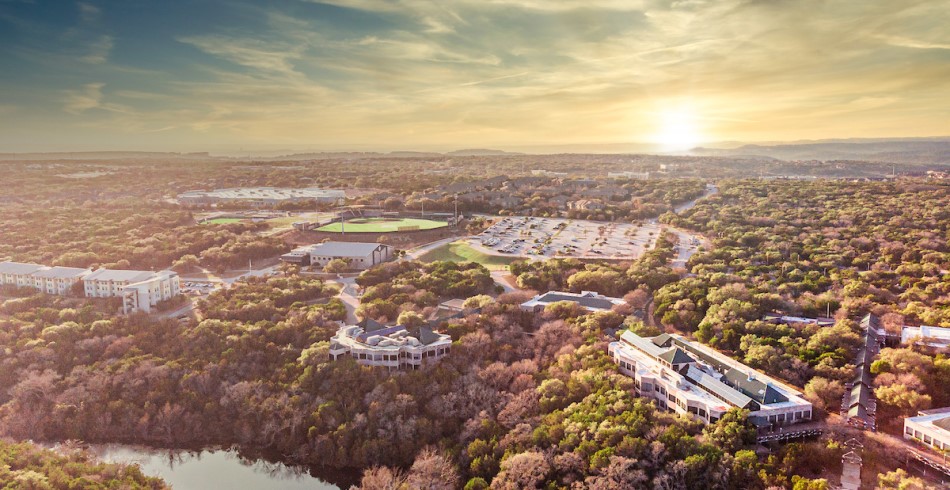 Concordia University Texas Campus aerial 