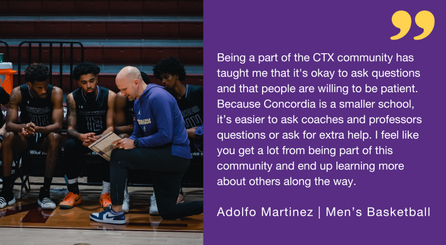 I realized that Concordia would give me the ability to impact at a higher degree. I knew that I could help build and help write the story of Concordia Track & Field, not just be another runner on the team.  The pride and dedication I developed at CTX are still with me and I can still lean on those values today with my current career.  Raul Villalpando