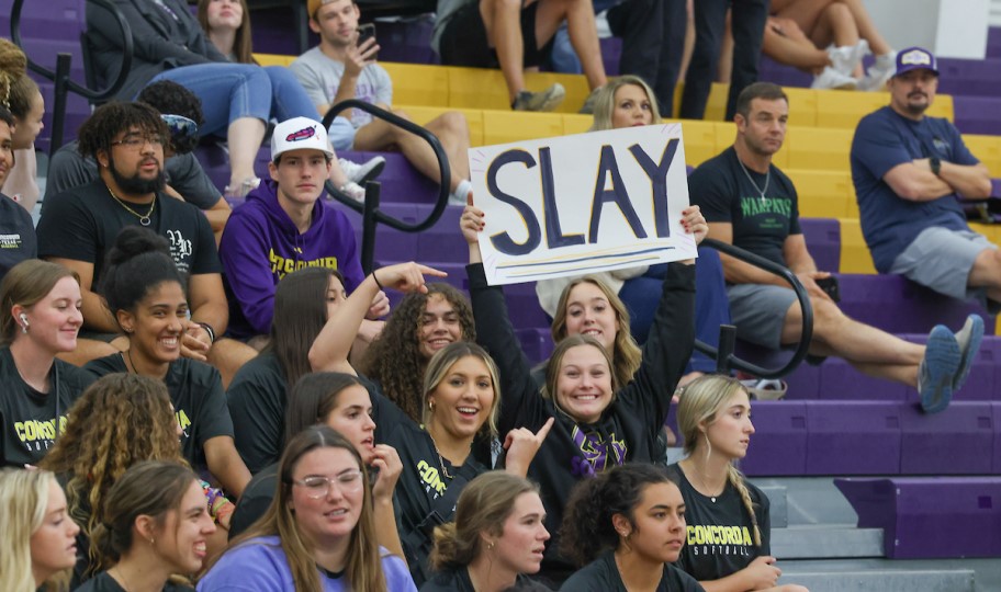 CTX students at a game