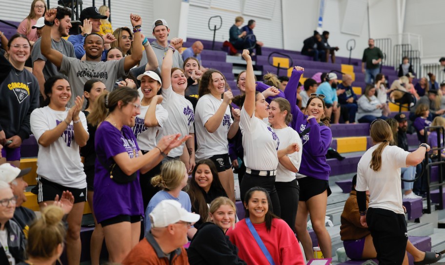 CTX students at a game